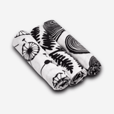 PLANT PRINT 3-PACK MUSLINS - birth to 4 months