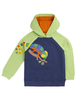 Frugi Hedgerow Hoodie - Navy Blue/Chameleon