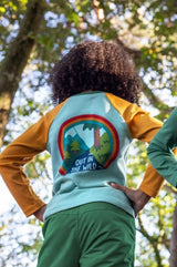 Frugi Leo Raglan Top - Lichen/Wild