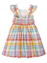 Frugi Hyacinth Dress - Springtime Check/Flowers