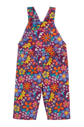 Frugi Elspeth Printed Dungaree - Retro Floral
