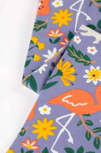 Frugi Libby Printed Leggings - Rainforest Friends