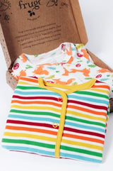 Frugi Scrumptious Babygrow Gift Set - Squirrel Friends