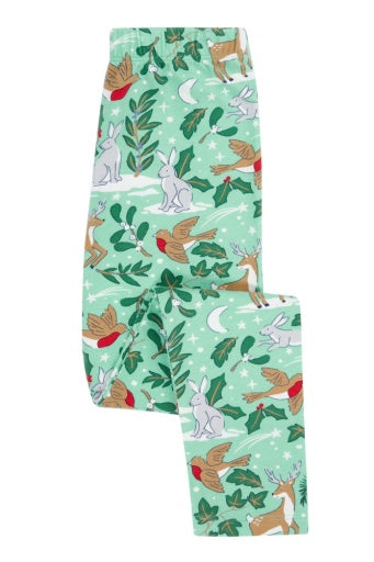Frugi Libby Printed Leggings - Festive Forest