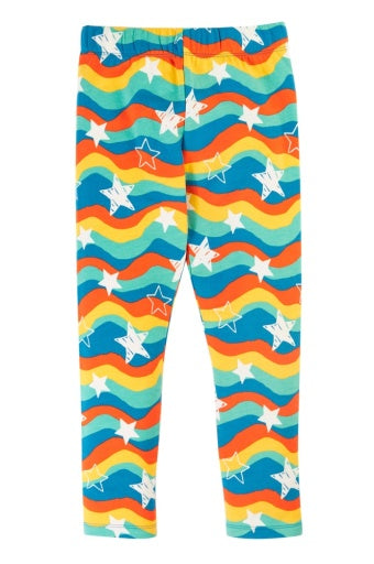 Frugi Cosy Leggings - Wavy Stars