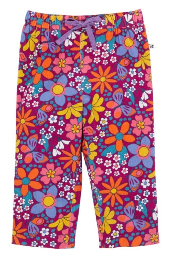 Frugi Nieva Cord Trousers - Retro Floral