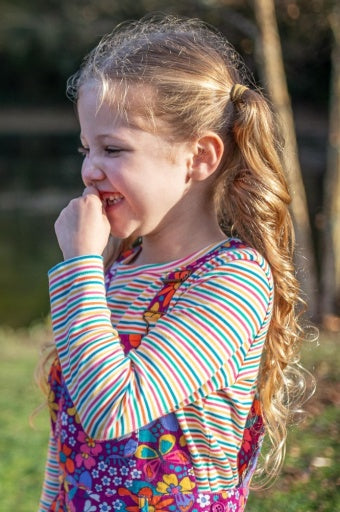 Frugi Lucia Top - Multi Stripe