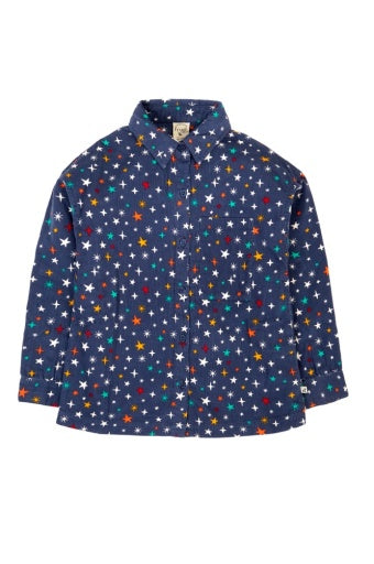Frugi Jenson Shirt - Rainbow Galaxy
