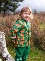 Frugi Printed Puddle Buster Coat - Highland Grazing