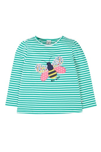 Frugi Theresa Top - Dragon Stripe/Bee