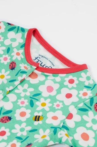 Frugi Lovely Babygrow - Busy Bugs