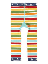 Frugi Little Knitted Leggings - Rainbow Goose