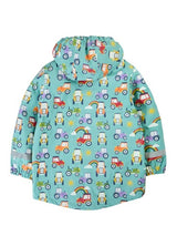 Frugi Printed Puddle Buster Coat - Terrific Tractors
