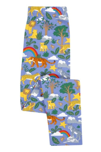 Frugi Libby Printed Leggings - Grape Into The Wild