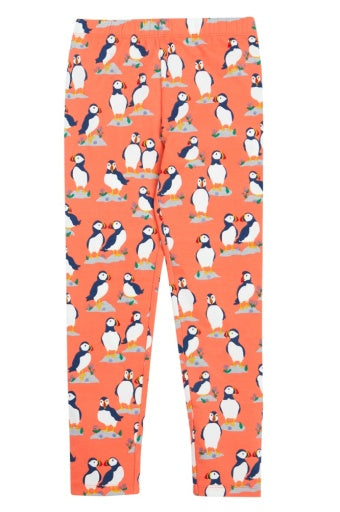 Frugi Libby Printed Leggings - Puffin Pals