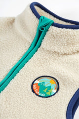 Frugi Bude Borg Gilet - Moon