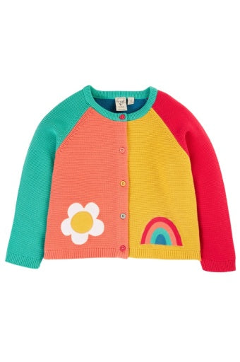 Frugi Patsy Cardigan - Cantaloupe/Flower