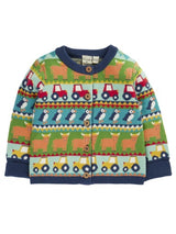 Frugi Robyn Fairisle Cardigan - Farm Fair Isle