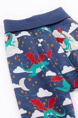 Frugi Cosy Parsnip Pants - Navy Dragon Skies
