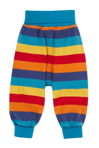 Frugi Parsnip Pants - Big Rainbow Stripe