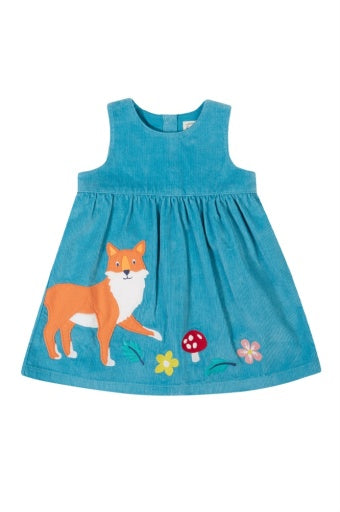 Frugi Lily Cord Dress - Boat Blue