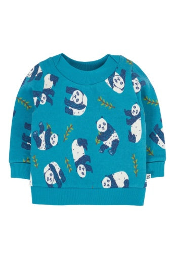 Frugi Easy On Printed Jumper - Panda Pals
