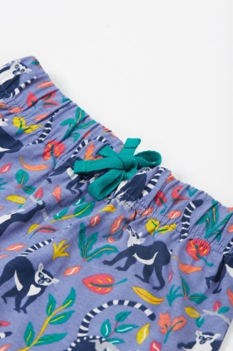 Frugi Palmer Printed Shorts - Lemur Laughs