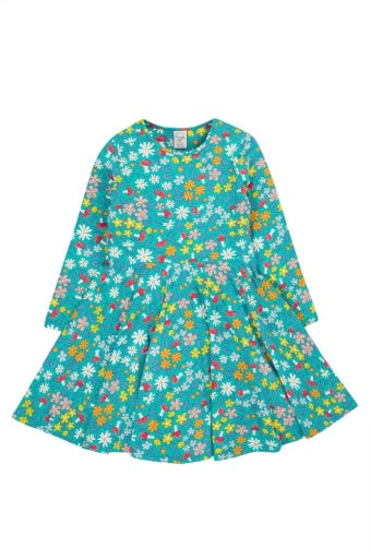 Frugi Sofia Skater Dress - Wild Woods
