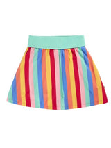 Frugi Alba Skort - Strawberry Rainbow Stripe