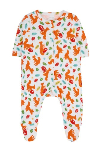Frugi Scrumptious Babygrow Gift Set - Squirrel Friends