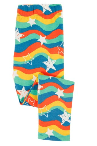 Frugi Cosy Leggings - Wavy Stars