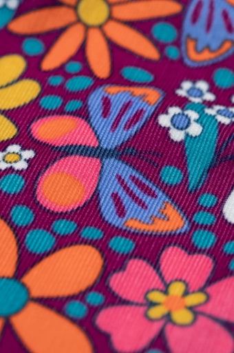 Frugi Elspeth Printed Dungaree - Retro Floral