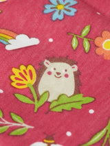 Frugi Wendy Applique Outfit - Lichen Stripe/Hedgehogs