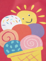 Frugi Sun Safe Rash Vest - Rainbow Wave/Ice Cream