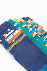 Frugi Rock My Socks 3 Pack - Alpine Adventures Multipack