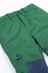 Frugi Wilderness Trouser - Holly Green/Navy