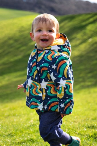 Frugi 2-In-1 Rambler Pram Suit To Coat - Magic Stars