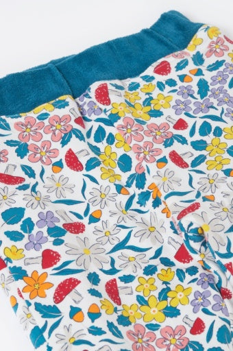 Frugi Poppy Reversible Pull Ups - Boat Blue/Wild Woods