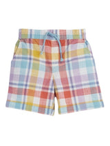 Frugi Archie Slub Shorts - Springtime Check