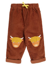 Frugi Arlo Cord Trousers - Rust/Highland Cow