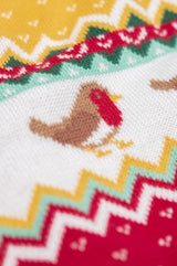 Frugi Carol Cardigan - Festive Fair Isle