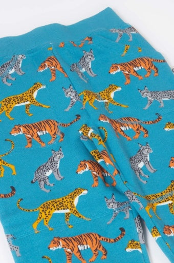 Frugi Malpas Joggers - Wild Cats