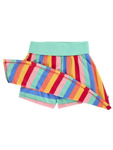Frugi Alba Skort - Strawberry Rainbow Stripe