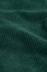 Frugi Ronnie Reversible Pull Ups - Holly Green/Check