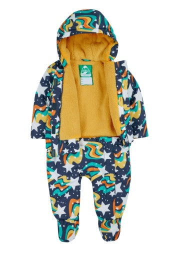 Frugi 2-In-1 Rambler Pram Suit To Coat - Magic Stars