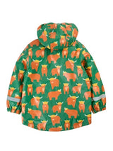 Frugi Printed Puddle Buster Coat - Highland Grazing