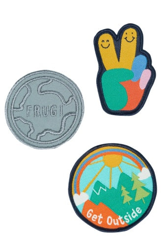 Frugi Patch It - 3 Pack - Get Outside/Rainbow