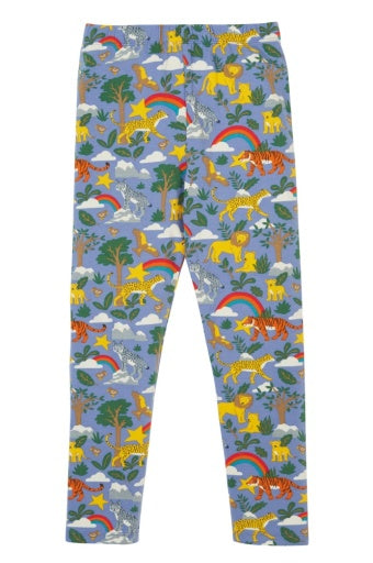 Frugi Libby Printed Leggings - Grape Into The Wild