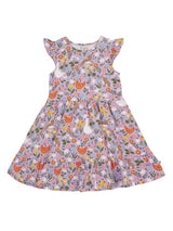 Frugi Olivia Skater Dress - Lupin Meadow Play