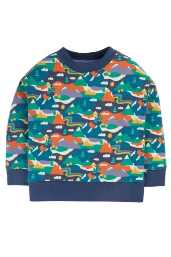 Frugi Superb Sweatshirt - Navy Alpine Adventures